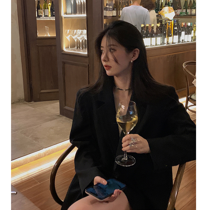 Petite Black Suit Jacket for Women - 2025 New High-End Casual Blazer for Spring and Autumn Fashion Petite Black Suit Jacket for Women - 2025 New High-End Casual Blazer for Spring and Autumn Fashion