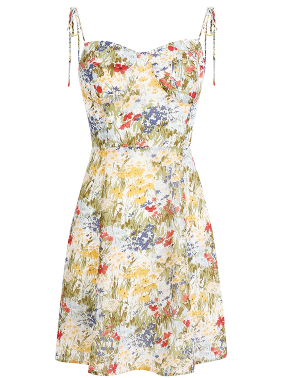 Petite Floral Camisole Dress - French-Style Summer Dress for Vacation 2025 - Trendy Women's Floral Mini Dress Petite Floral Camisole Dress - French-Style Summer Dress for Vacation 2025 - Trendy Women's Floral Mini Dress