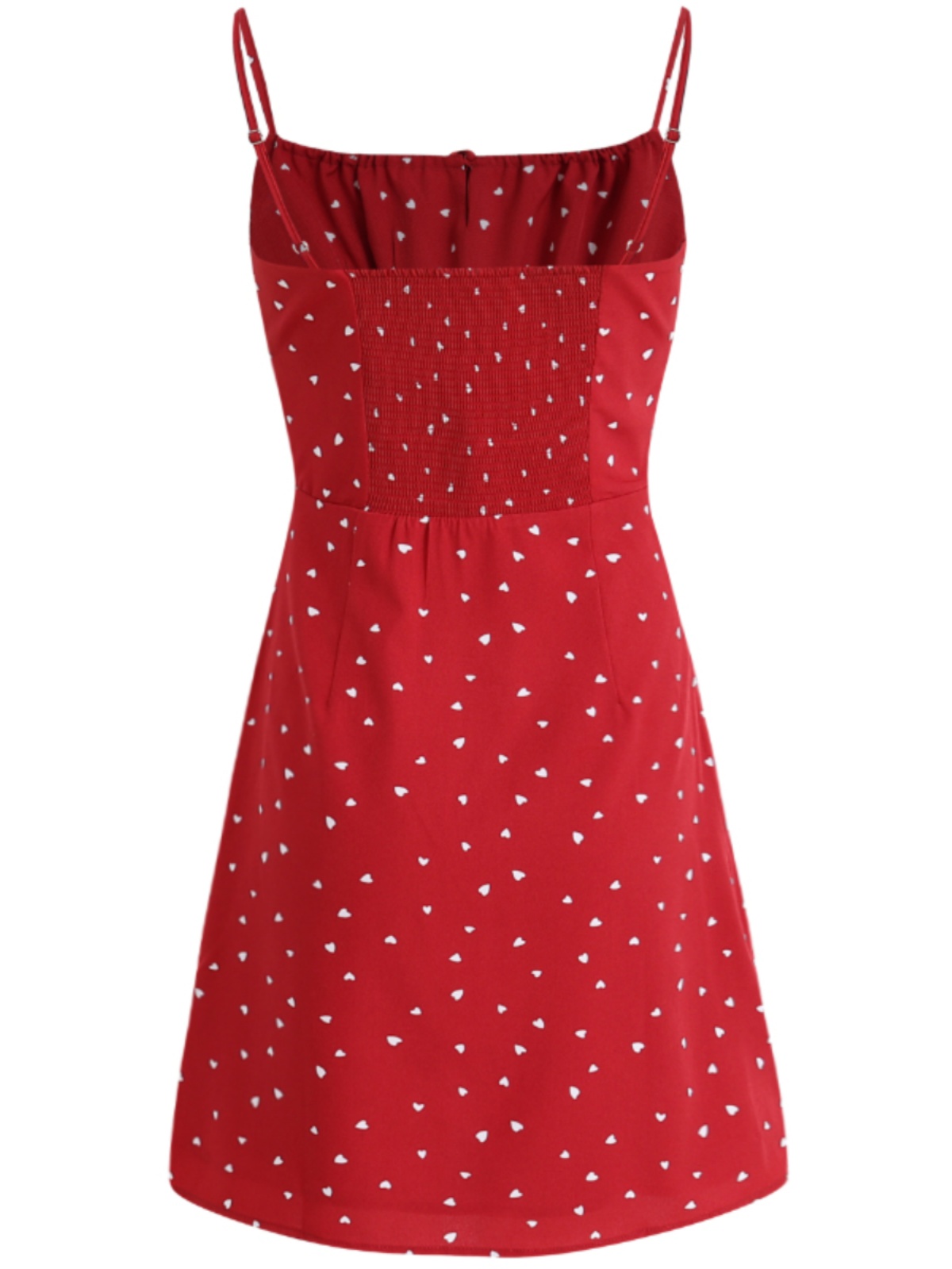 Petite French-Style Red Polka Dot Dress with Spaghetti Straps - Summer 2025 Vacation Fashion Petite French-Style Red Polka Dot Dress with Spaghetti Straps - Summer 2025 Vacation Fashion