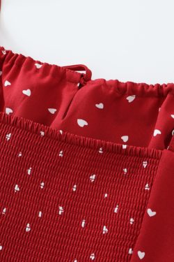 Petite French-Style Red Polka Dot Dress with Spaghetti Straps - Summer 2025 Vacation Fashion