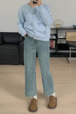 Petite Plus Size Narrow Straight-Leg Pants for Women - Loose Fit Flattering Nine-Point Cigarette Jeans, 2025 New Style