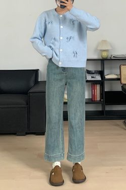 Petite Plus Size Narrow Straight-Leg Pants for Women - Loose Fit Flattering Nine-Point Cigarette Jeans, 2025 New Style