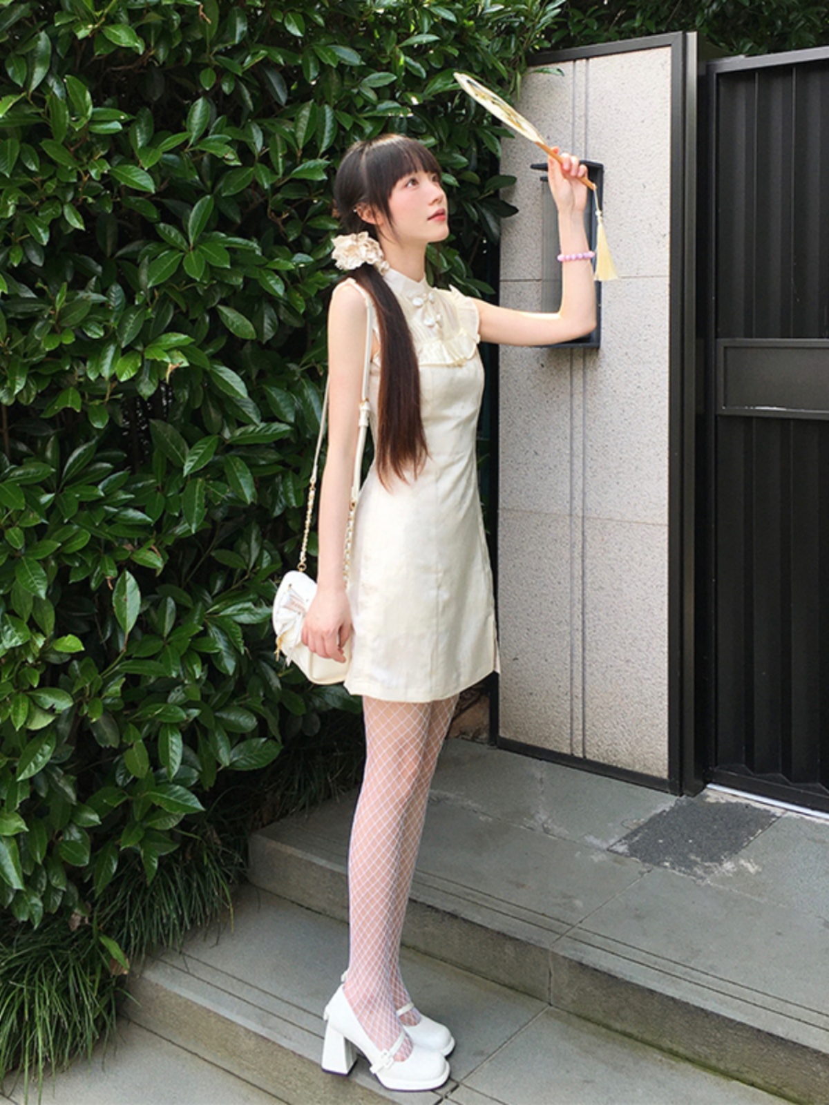 Petite Summer Sweet Pudding Bear Sleeveless Dress for Women - Cute Casual Style, Perfect for Warm Weather and Day Out Petite Summer Sweet Pudding Bear Sleeveless Dress for Women - Cute Casual Style, Perfect for Warm Weather and Day Out