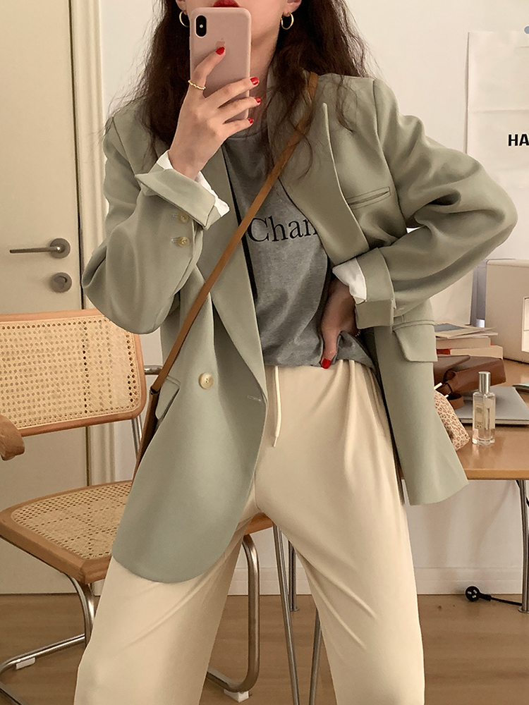 Petite Women's Casual Blazer - Trendy Thin Jacket for Spring & Autumn 2025, Chic High-End Style, Perfect for Everyday Wear Petite Women's Casual Blazer - Trendy Thin Jacket for Spring & Autumn 2025, Chic High-End Style, Perfect for Everyday Wear