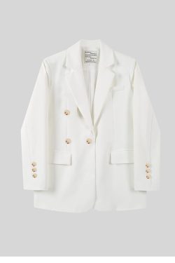 Petite Women's Coffee-Colored Blazer - 2025 Spring Casual Suit for Stylish Outfits - Perfect for Spring and Autumn Wear