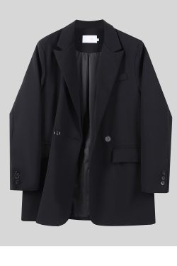 Petite Women's Coffee-Colored Blazer - 2025 Spring Casual Suit for Stylish Outfits - Perfect for Spring and Autumn Wear