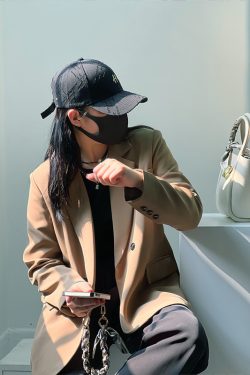 Petite Women's Coffee-Colored Blazer - 2025 Spring Casual Suit for Stylish Outfits - Perfect for Spring and Autumn Wear