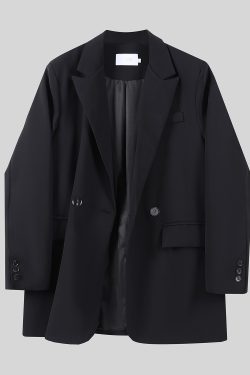 Petite Women's Coffee-Colored Blazer - 2025 Spring Casual Suit for Stylish Outfits - Perfect for Spring and Autumn Wear