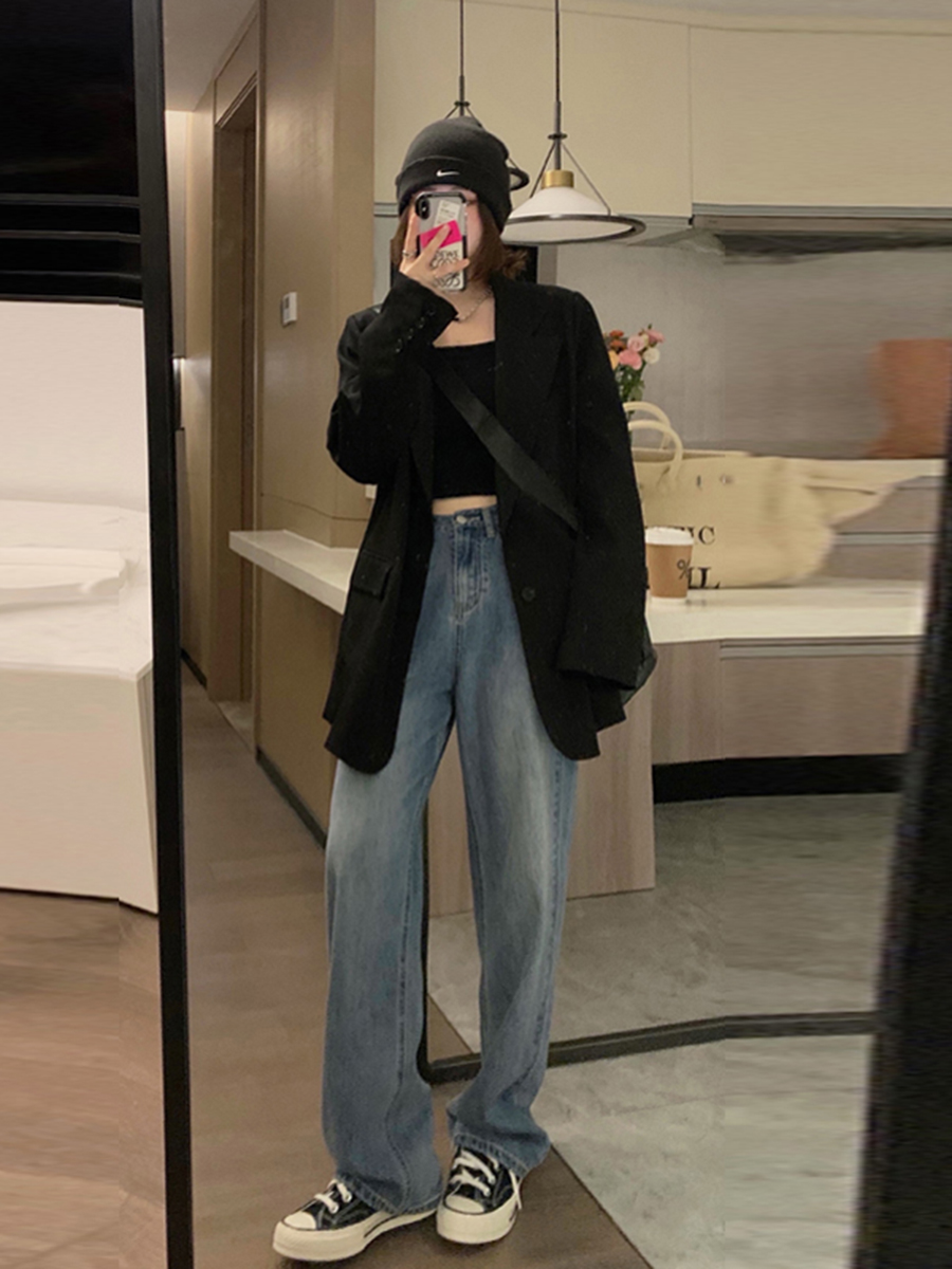 Petite Women's High-End Street Style Small Suit Jacket, Korean Style, 2025 New Model for Spring and Autumn Fashion Petite Women's High-End Street Style Small Suit Jacket, Korean Style, 2025 New Model for Spring and Autumn Fashion