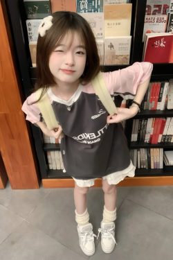 Pink Color-Blocked Raglan Short-Sleeve T-Shirt for Girls - American High Street Style, Summer Fashion for Big Kids, Junior High & High School