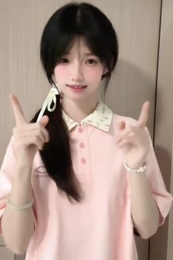 Pink Floral Patchwork Polo Collar Short-Sleeve T-Shirt for Women - Summer 90s Style Top for Juniors and Teens