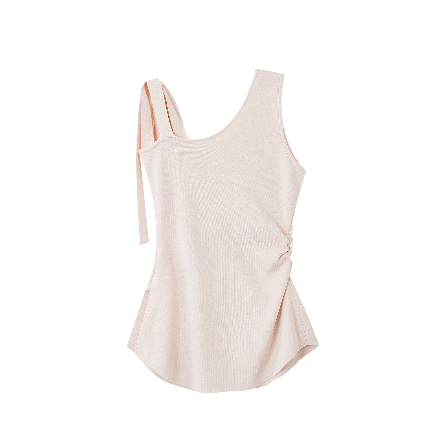 Pink High-End Irregular Design Strap Vest Top for Women - Sweet & Spicy Sleeveless Summer Shirt - Trendy Y2K Style Pink High-End Irregular Design Strap Vest Top for Women - Sweet & Spicy Sleeveless Summer Shirt - Trendy Y2K Style