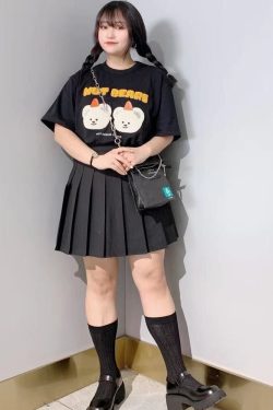 Pink High Waist Pleated A-Line Skirt for Women - Slim Fit Spring Summer 2023 Short JK Style Skirt