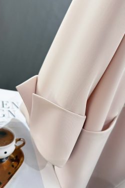 Pink Loose-Fit Blazer for Women - 2025 Summer Style, Lightweight Casual Jacket for a Youthful Look