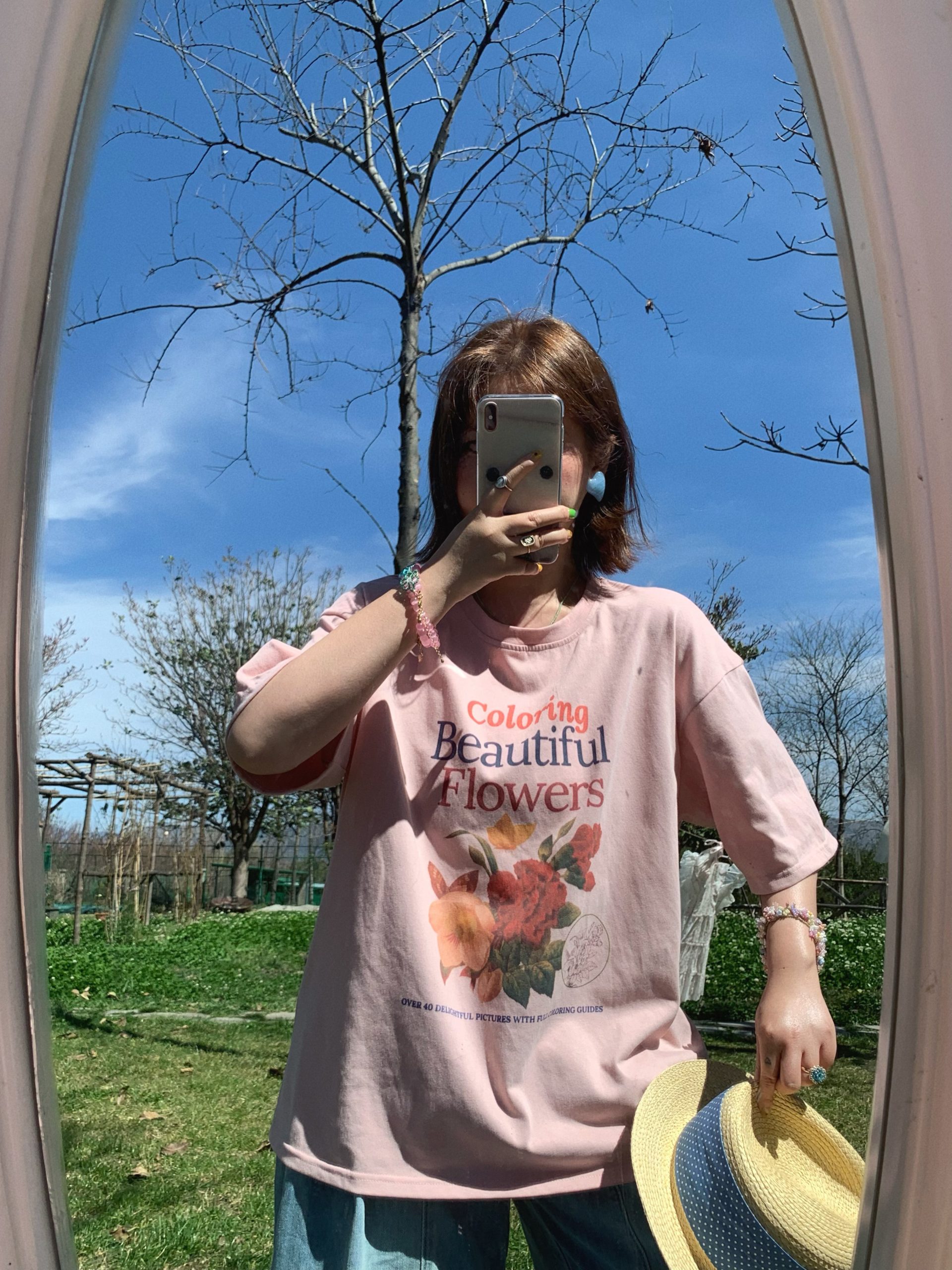 Pink Retro Floral Print Short Sleeve T-Shirt for Women - Summer Loose Fit Round Neck Top - Vintage 90s Style Pink Retro Floral Print Short Sleeve T-Shirt for Women - Summer Loose Fit Round Neck Top - Vintage 90s Style