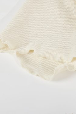 Pink Sweet Women's Off-Shoulder Short Sleeve T-Shirt with Irregular Ruffle Edge and Butterfly Decor, 2025 Summer Fashion Trend