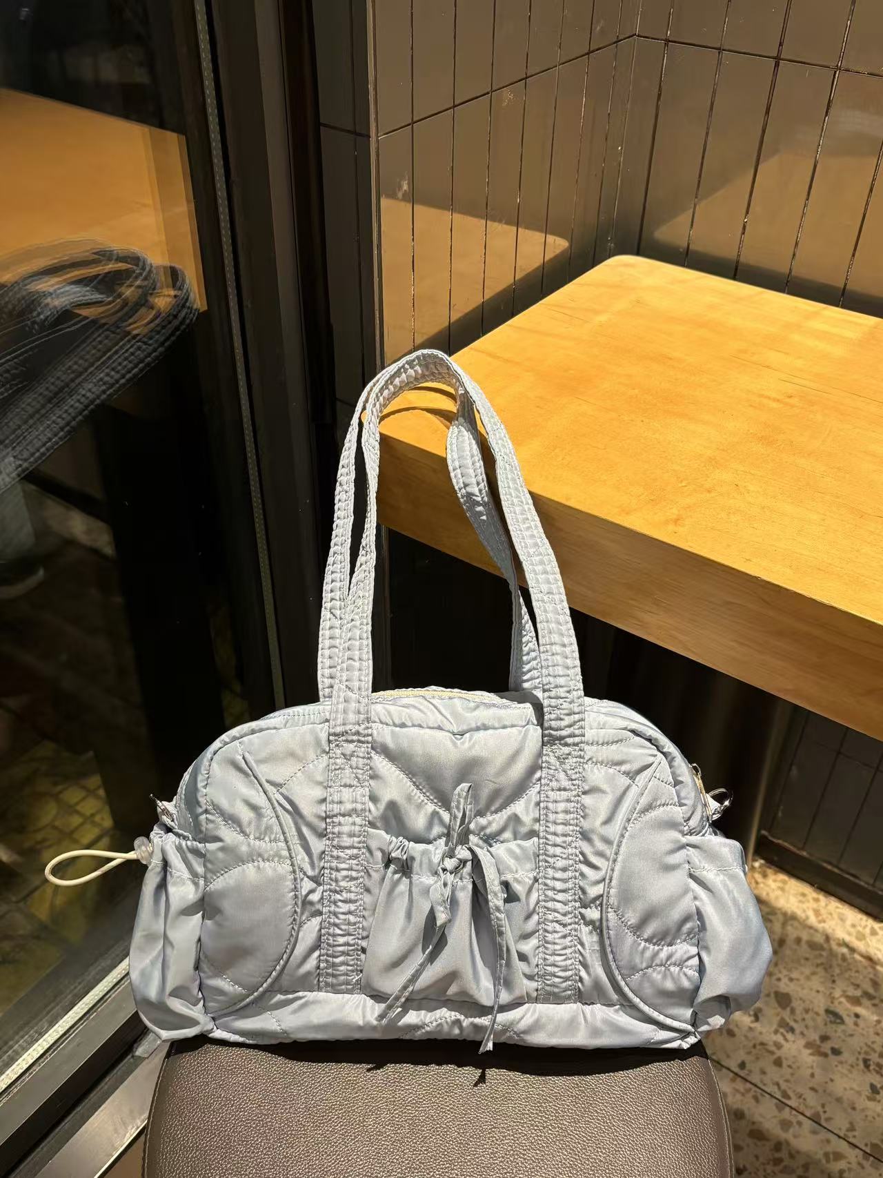 Plaid Shoulder Bag - 2025 Autumn/Winter Casual Versatile Boston Tote for Class and Commuting Plaid Shoulder Bag - 2025 Autumn/Winter Casual Versatile Boston Tote for Class and Commuting