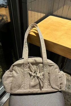 Plaid Shoulder Bag - 2025 Autumn/Winter Casual Versatile Boston Tote for Class and Commuting