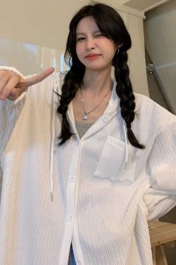 Plus Size 300 lbs Women's Sunshade Jacket - Lightweight Breathable Hooded Summer Coat, Versatile Mid-Length Style