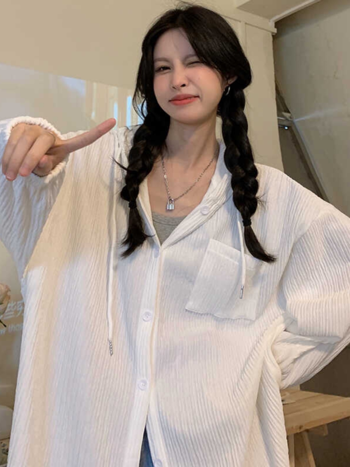 Plus Size 300 lbs Women's Sunshade Jacket - Lightweight Breathable Hooded Summer Coat, Versatile Mid-Length Style Plus Size 300 lbs Women's Sunshade Jacket - Lightweight Breathable Hooded Summer Coat, Versatile Mid-Length Style