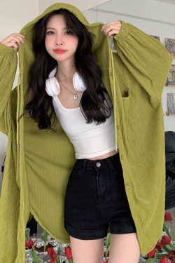 Plus Size 300 lbs Women's Sunshade Jacket - Lightweight Breathable Hooded Summer Coat, Versatile Mid-Length Style