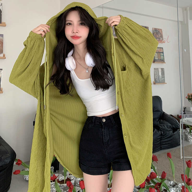 Plus Size 300 lbs Women's Sunshade Jacket - Lightweight Breathable Hooded Summer Coat, Versatile Mid-Length Style Plus Size 300 lbs Women's Sunshade Jacket - Lightweight Breathable Hooded Summer Coat, Versatile Mid-Length Style