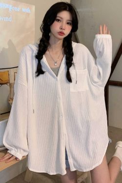 Plus Size 300 lbs Women's Sunshade Jacket - Lightweight Breathable Hooded Summer Coat, Versatile Mid-Length Style