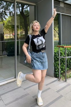 Plus-Size A-Line Denim Skirt Pants for Women, Stylish & Slimming, Sexy Design, Versatile, Available in Two Colors