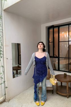 Plus Size Airy Cardigan and Camisole Dress Set - Cool Sun Protection Cover-Up for Summer, Perfect for Layering and Air Conditioning