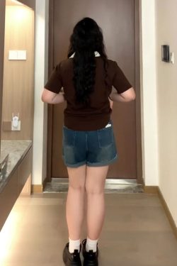 Plus Size American Retro Short Sleeve Polo Collar V-Neck Cropped T-Shirt for Women - Flattering Summer Top for Curvy Figures