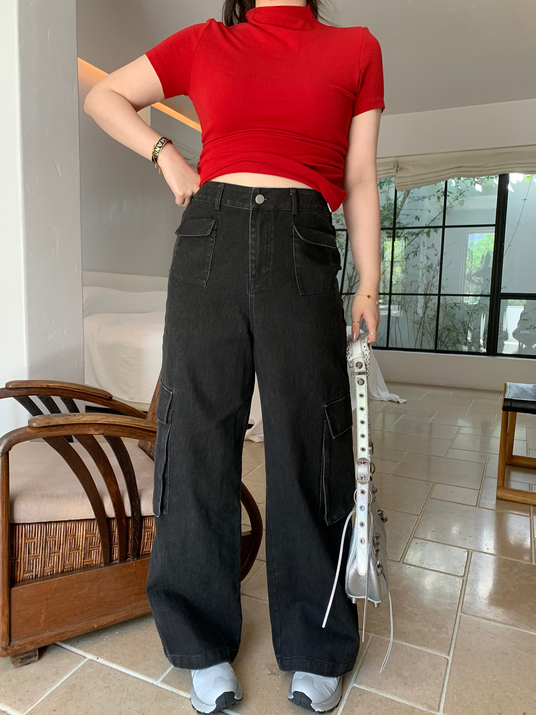Plus Size American Retro Straight-Leg Multi-Pocket Wide-Leg Casual Work Pants for a Cool 90s Vibe Plus Size American Retro Straight-Leg Multi-Pocket Wide-Leg Casual Work Pants for a Cool 90s Vibe