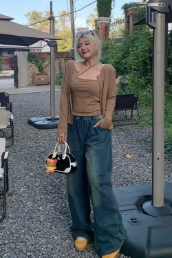 Plus Size American Street Style Sexy Slim Fit Sun Protection Cardigan & Camisole Two-Piece Set for Summer Fashion