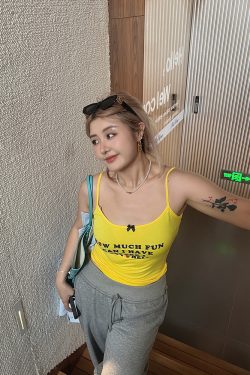 Plus Size American Vintage Bow Print Tank Top - Hot Girl Millennial Style, Versatile Summer Essential, Y2K Fashion