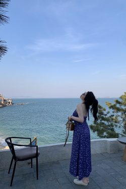 Plus Size Backless Halter Dress for Women - Deep V Neck, Seaside Vacation Style, Perfect for 90s-Inspired Dating Shows