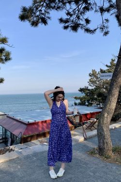 Plus Size Backless Halter Dress for Women - Deep V Neck, Seaside Vacation Style, Perfect for 90s-Inspired Dating Shows