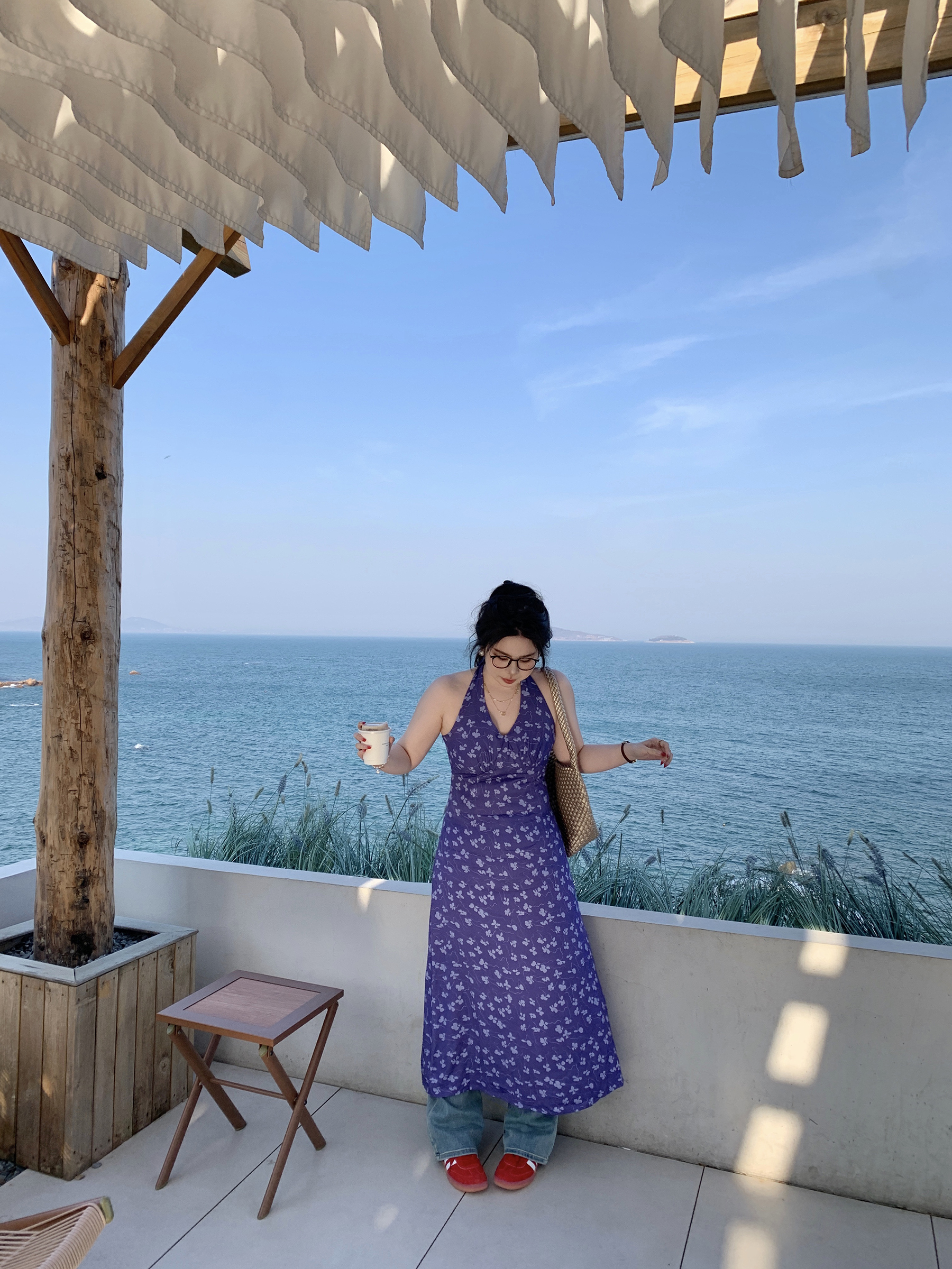 Plus Size Backless Halter Dress for Women - Deep V Neck, Seaside Vacation Style, Perfect for 90s-Inspired Dating Shows Plus Size Backless Halter Dress for Women - Deep V Neck, Seaside Vacation Style, Perfect for 90s-Inspired Dating Shows