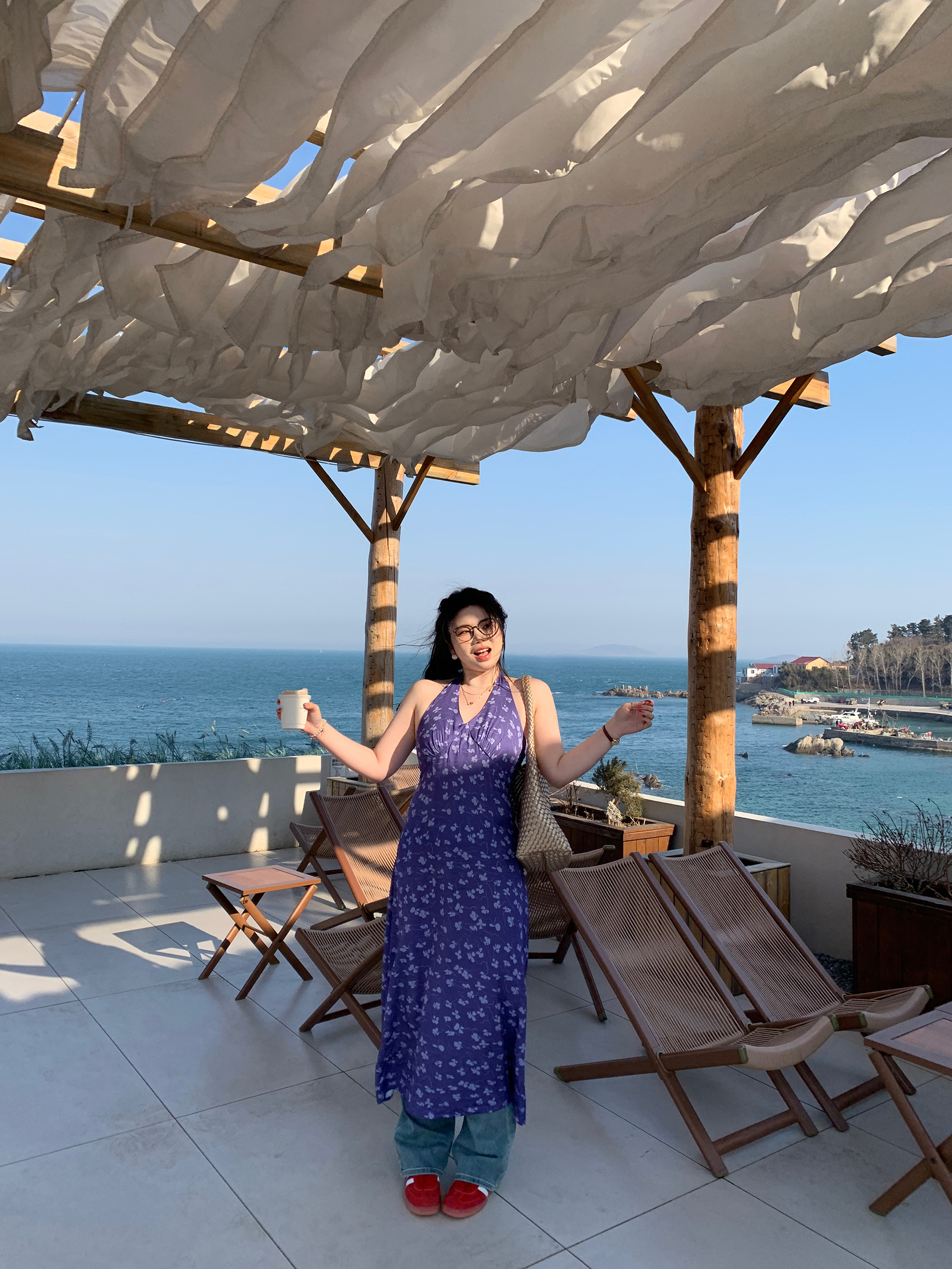 Plus Size Backless Halter Dress for Women - Deep V Neck, Seaside Vacation Style, Perfect for 90s-Inspired Dating Shows Plus Size Backless Halter Dress for Women - Deep V Neck, Seaside Vacation Style, Perfect for 90s-Inspired Dating Shows