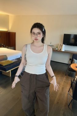 Plus Size Backless U-Neck Camisole Tank Top - Easy-to-Wear, Multi-Color Basic for Effortless Style