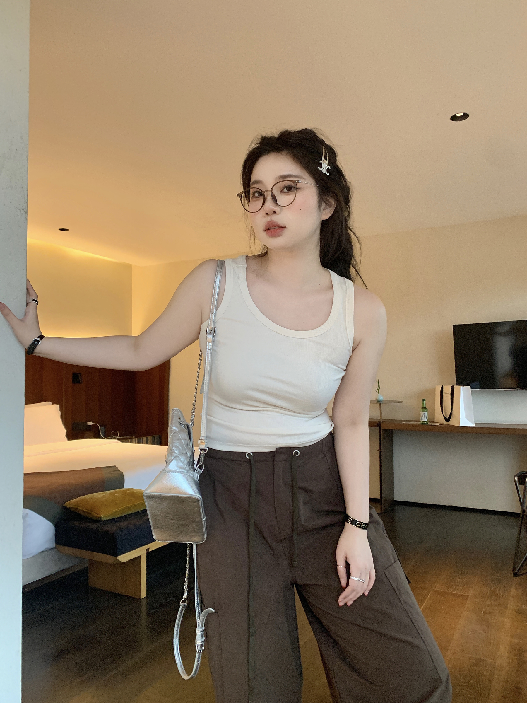 Plus Size Backless U-Neck Camisole Tank Top - Easy-to-Wear, Multi-Color Basic for Effortless Style Plus Size Backless U-Neck Camisole Tank Top - Easy-to-Wear, Multi-Color Basic for Effortless Style