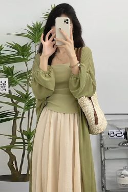 Plus-Size Chinese Style Zen-Inspired Three-Piece Set for Women - Lightweight Spring Outfit for Sun Protection and Flattering Fit