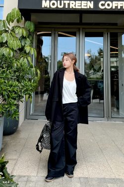 Plus Size Classic Black Draped Blazer - Versatile & Comfortable Designer Outerwear for Effortless Style