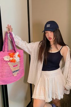 Plus Size Fake Two-Piece Spaghetti Strap Vest for Women - Summer 2025 Stylish Top to Hide Belly, Casual Chic Fashion