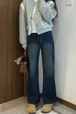 Plus-Size Flared Straight-Leg Jeans for Women - 2025 New Style, Flattering Curvy Fit, Perfect for Petites, Trendy Casual Fashion