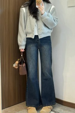 Plus-Size Flared Straight-Leg Jeans for Women - 2025 New Style, Flattering Curvy Fit, Perfect for Petites, Trendy Casual Fashion