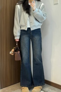 Plus-Size Flared Straight-Leg Jeans for Women - 2025 New Style, Flattering Curvy Fit, Perfect for Petites, Trendy Casual Fashion