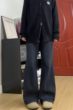 Plus-Size Flared Straight-Leg Jeans for Women - 2025 New Style, Flattering Curvy Fit, Perfect for Petites, Trendy Casual Fashion