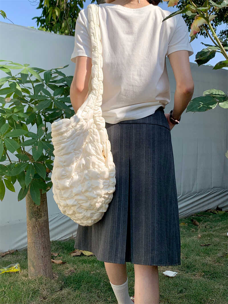 Plus Size Gray Striped Midi Skirt for Women, High-Waisted A-Line Summer Pleated Design, Flattering Fit for Every Occasion Plus Size Gray Striped Midi Skirt for Women, High-Waisted A-Line Summer Pleated Design, Flattering Fit for Every Occasion