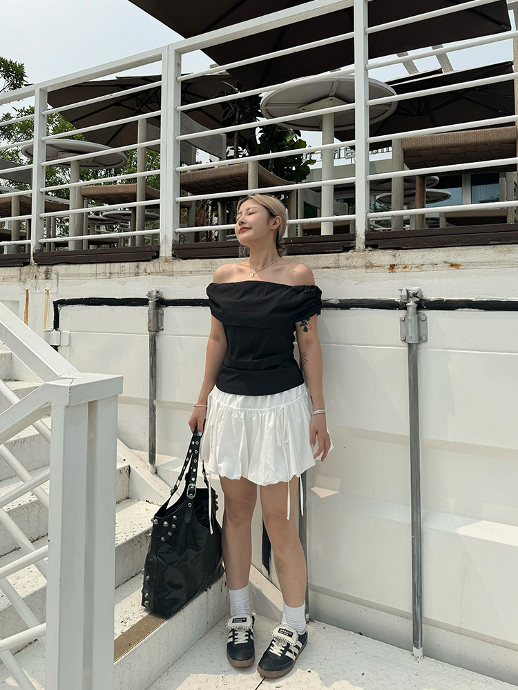 Plus Size High Waist Floral Puff Ballet Bodycon Skirt - Elastic Waist, Anti-Exposure, Y2K Style Plus Size High Waist Floral Puff Ballet Bodycon Skirt - Elastic Waist, Anti-Exposure, Y2K Style