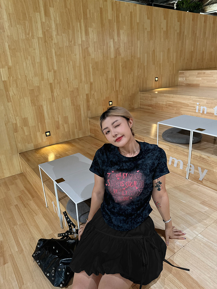 Plus Size High Waist Floral Puff Ballet Bodycon Skirt - Elastic Waist, Anti-Exposure, Y2K Style Plus Size High Waist Floral Puff Ballet Bodycon Skirt - Elastic Waist, Anti-Exposure, Y2K Style