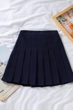 Plus Size High Waist Pleated Skirt for Women, JK Style A-Line Checkered Skirt, Summer Slimming Half Skirt, Korean Fashion
